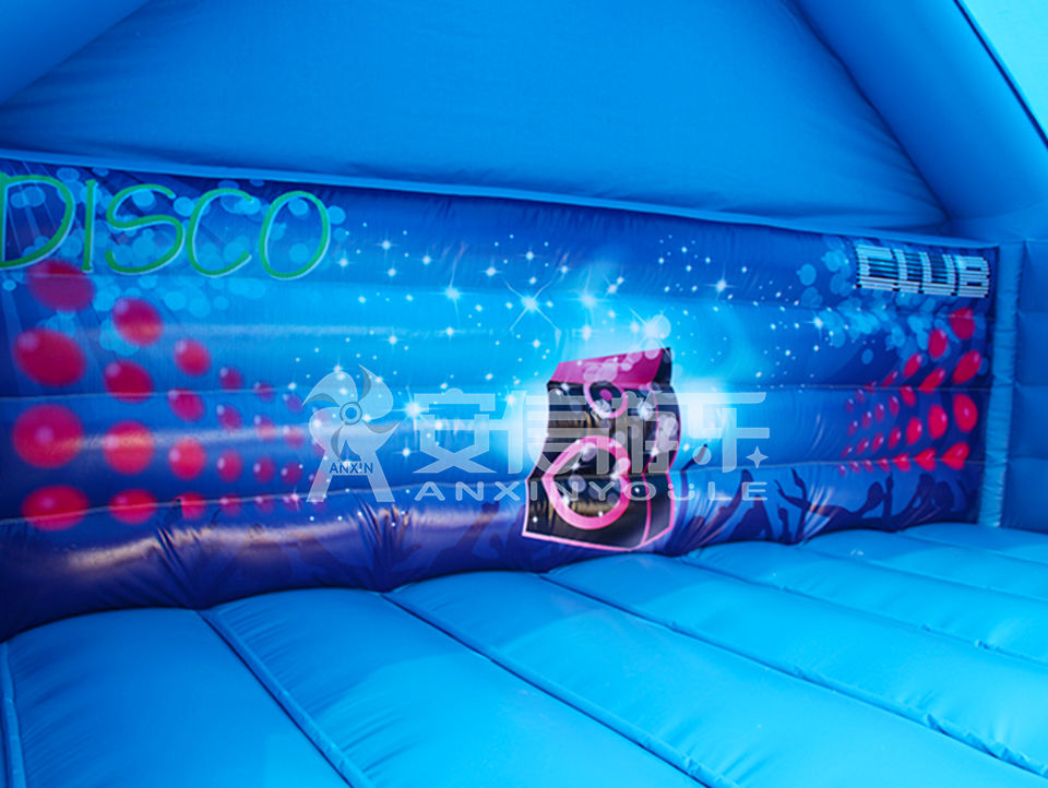 inflatable disco jumping castle 4.5x4.5m