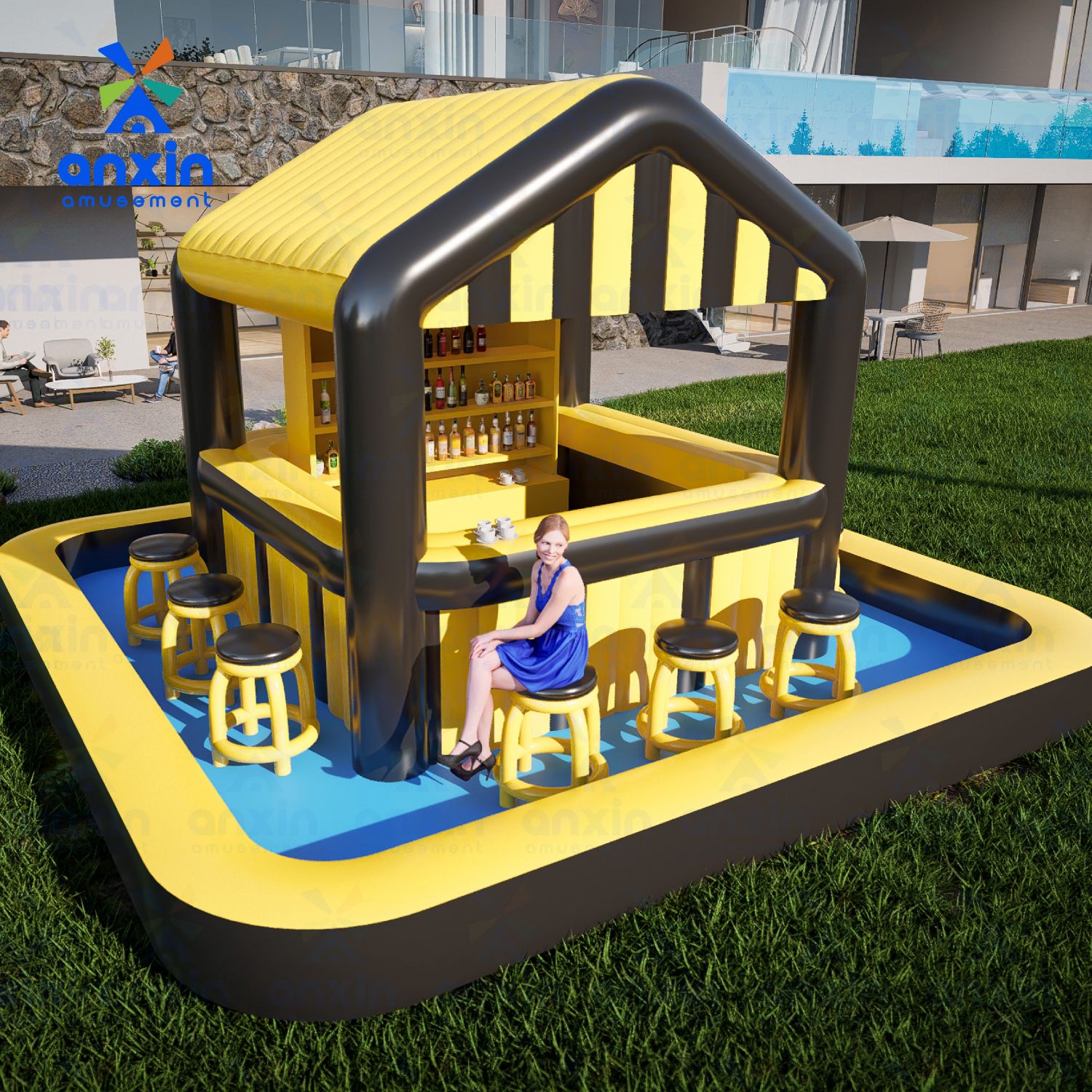 Family Use Inflatable Swimming Pool