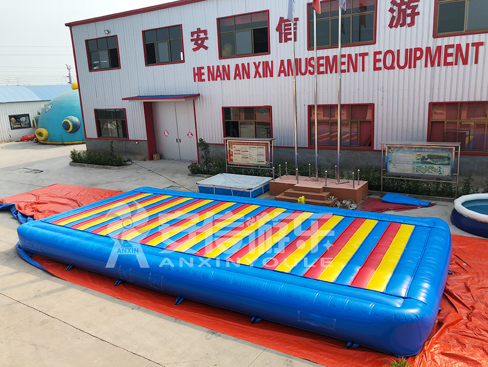 Inflatable jumping pillow jumping pad 12.2x6m for kids