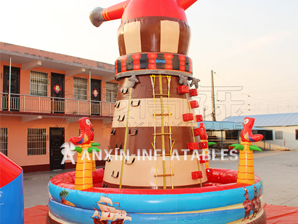 inflatable rock climbing