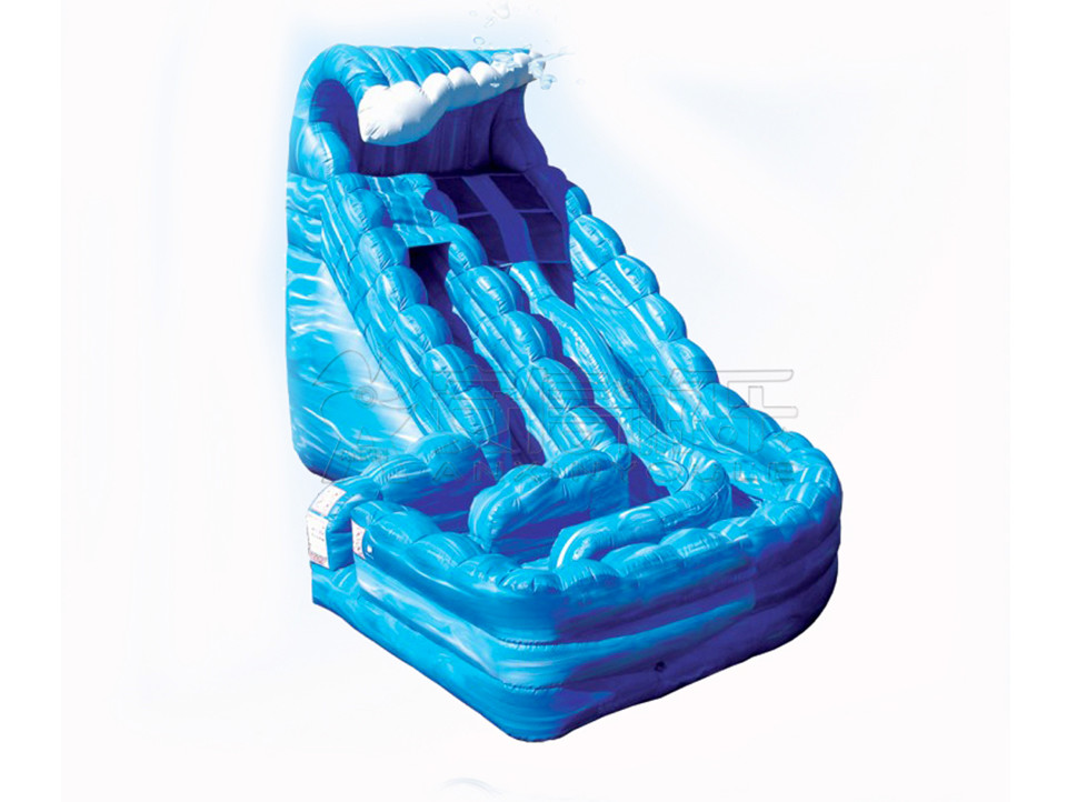 Giant inflatable water slide