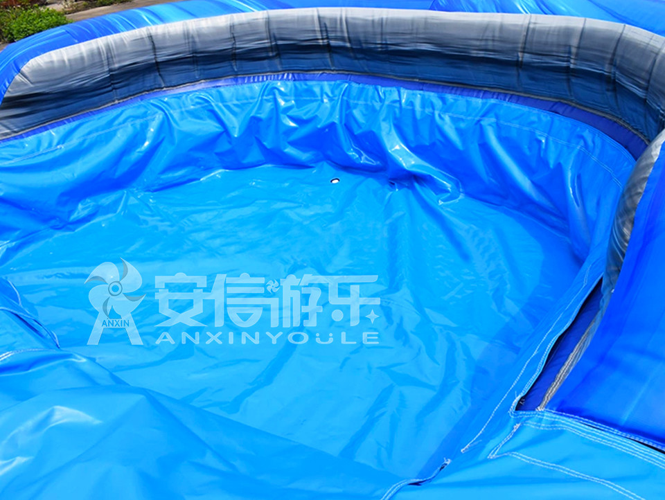 Giant inflatable water slide