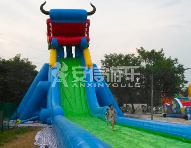 ANXIN Inflatable obstacle course floating mobile water park