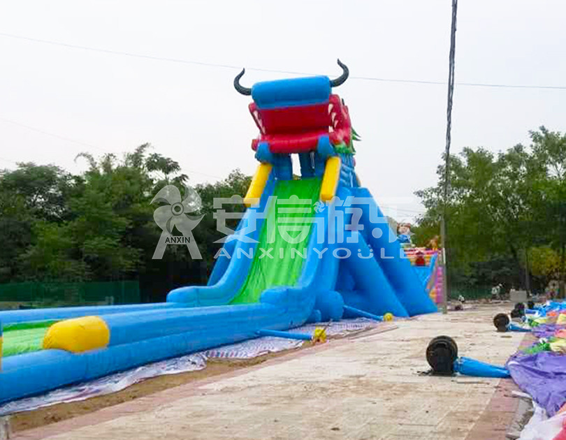 ANXIN Inflatable obstacle course floating mobile water park