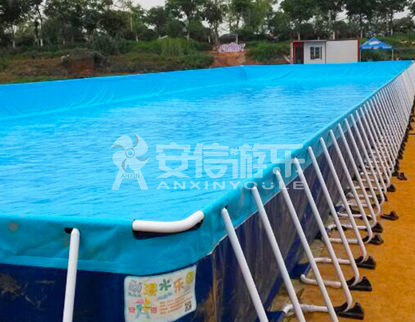 ANXIN Inflatable obstacle course floating mobile water park