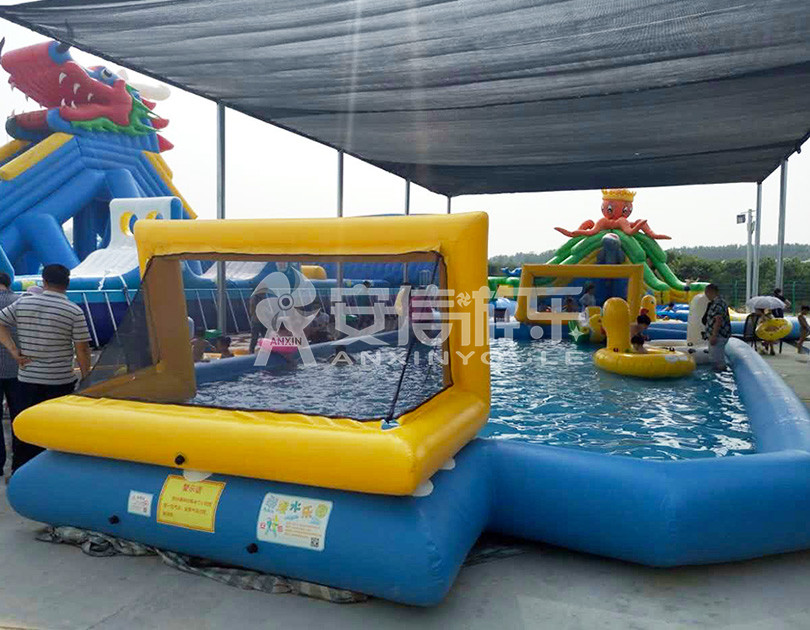 ANXIN Inflatable obstacle course floating mobile water park