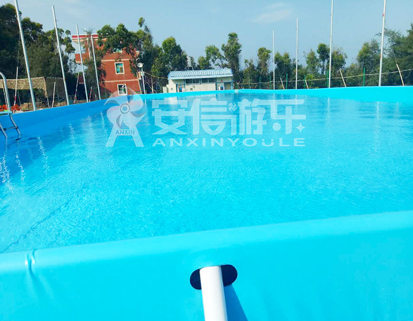 ANXIN Inflatable obstacle course floating mobile water park