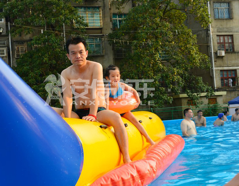 ANXIN Inflatable obstacle course floating mobile water park