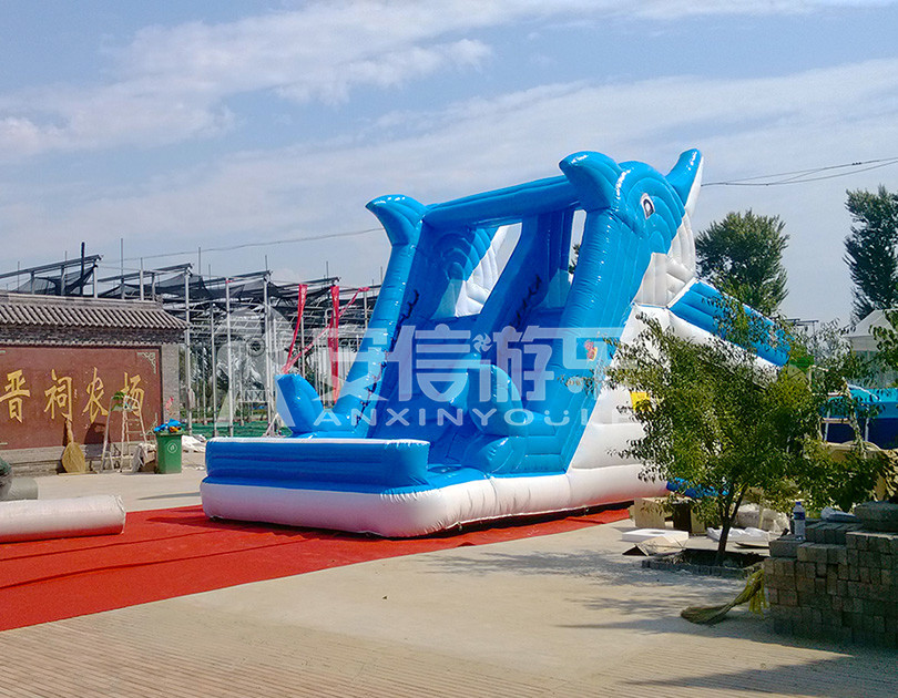 ANXIN Inflatable obstacle course floating mobile water park