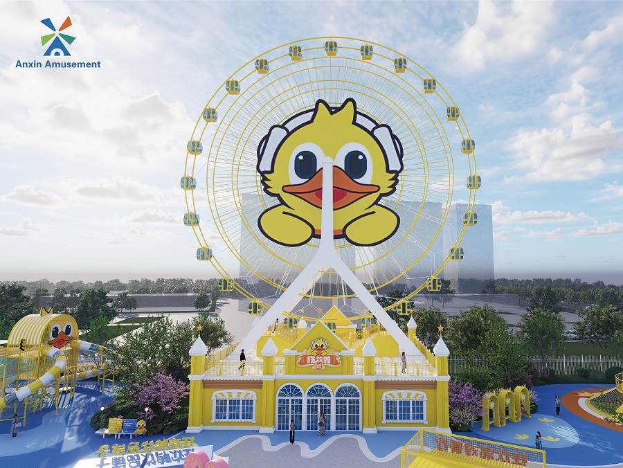 Outdoor amusement park Sunshine Family Park power free rides park